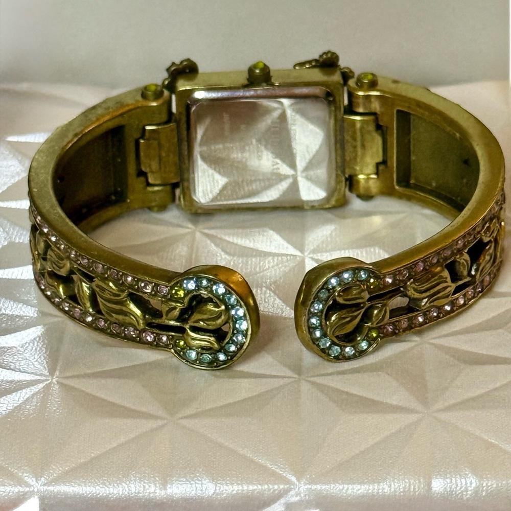 Heidi Daus ~ Butterfly🦋Dragonfly Bumblebee 🐝 Ladybug 🐞 Swarovski Crystal Cuff - Picture 7 of 11